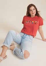 Peanuts Americana Classic Fit Graphic Tee, C9200, small