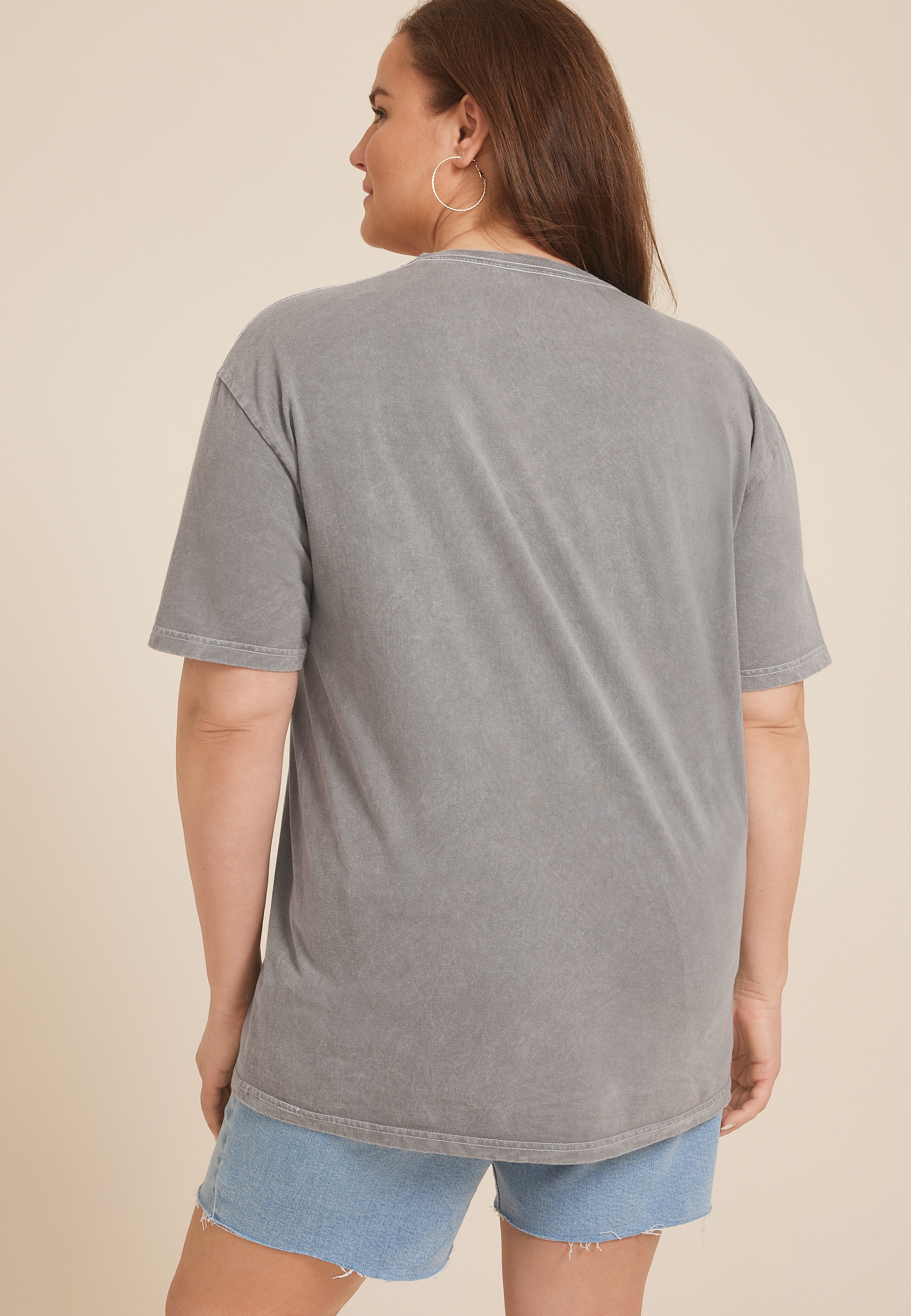 Plus Size Americana USA Classic Fit Graphic Tee, C829, large