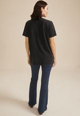Route 66 Relaxed Fit Graphic Tee, BLACK, small