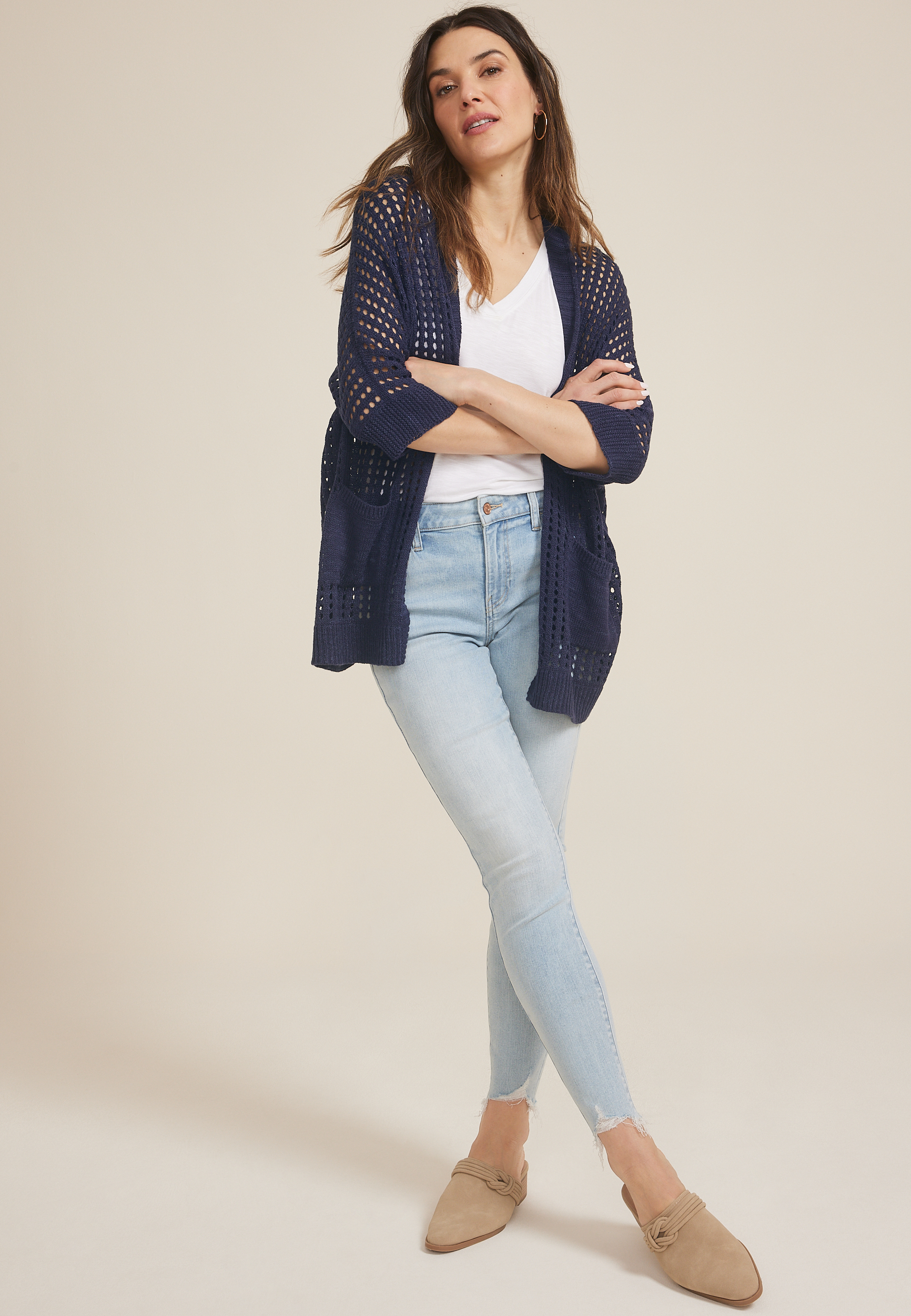 Americana Star Dolman Cardigan, C1919, large