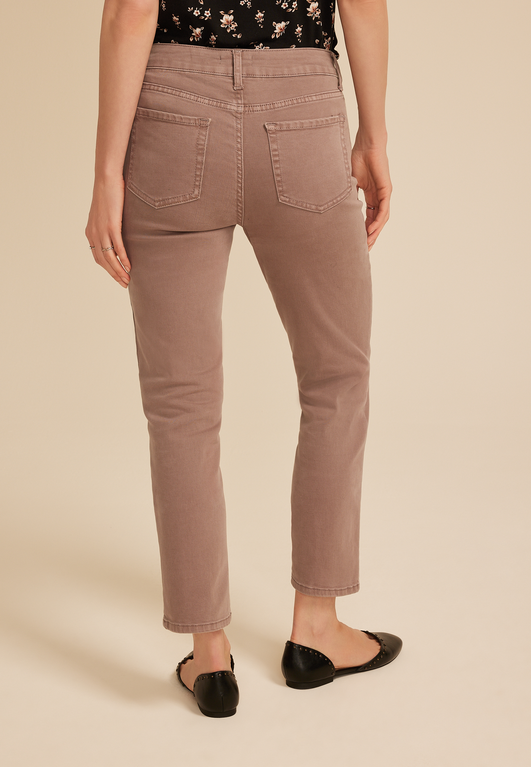 m jeans by maurices&trade; Slim Straight Ankle High Rise Jean, C7649, large