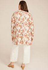 Plus Size Hacci Long Sleeve Cardigan, C3263, small