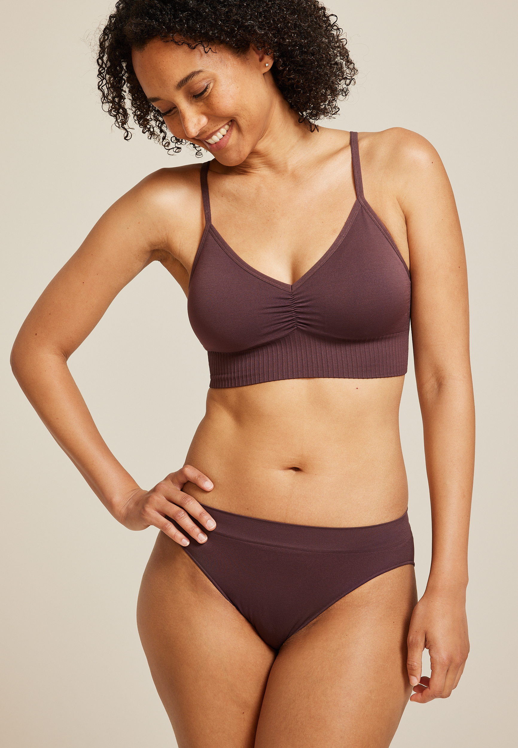 True Stretch Seamless Bikini Panty, C7176, large