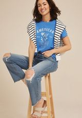 American Grown Classic Fit Graphic Tee, C9870, small