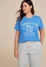 Plus Size American Grown Classic Fit Graphic Tee, C9870, small