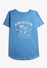 Plus Size American Grown Classic Fit Graphic Tee, C9870, small