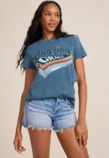 Amazing Grace Classic Fit Graphic Tee, C4656, small