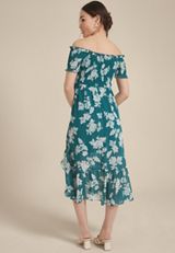 Off The Shoulder Smocked Midi Dress, C9887, small