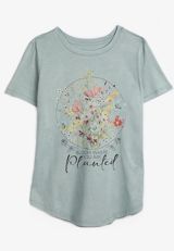 Plus Size Bloom Where You Are Planted Classic Fit Graphic Tee, C9820, small