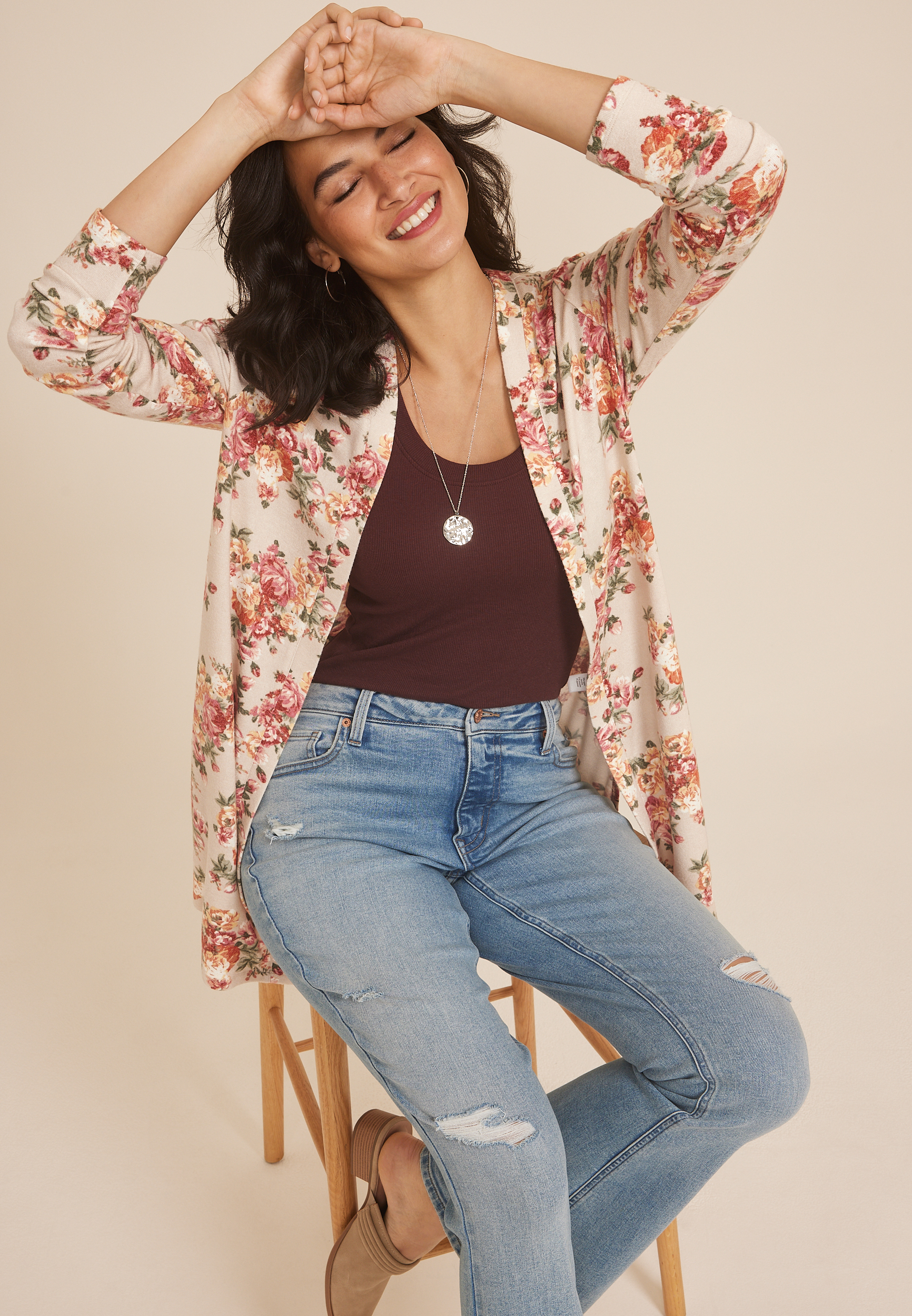 Floral Hacci Cardigan, C3263, large