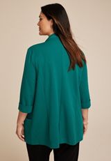 Plus Size Ever Go Curve Hem Blazer, , small