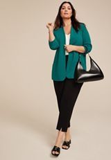 Plus Size Ever Go Curve Hem Blazer, , small