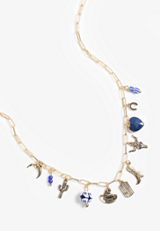 Americana Howdy Charm Necklace, C605, small