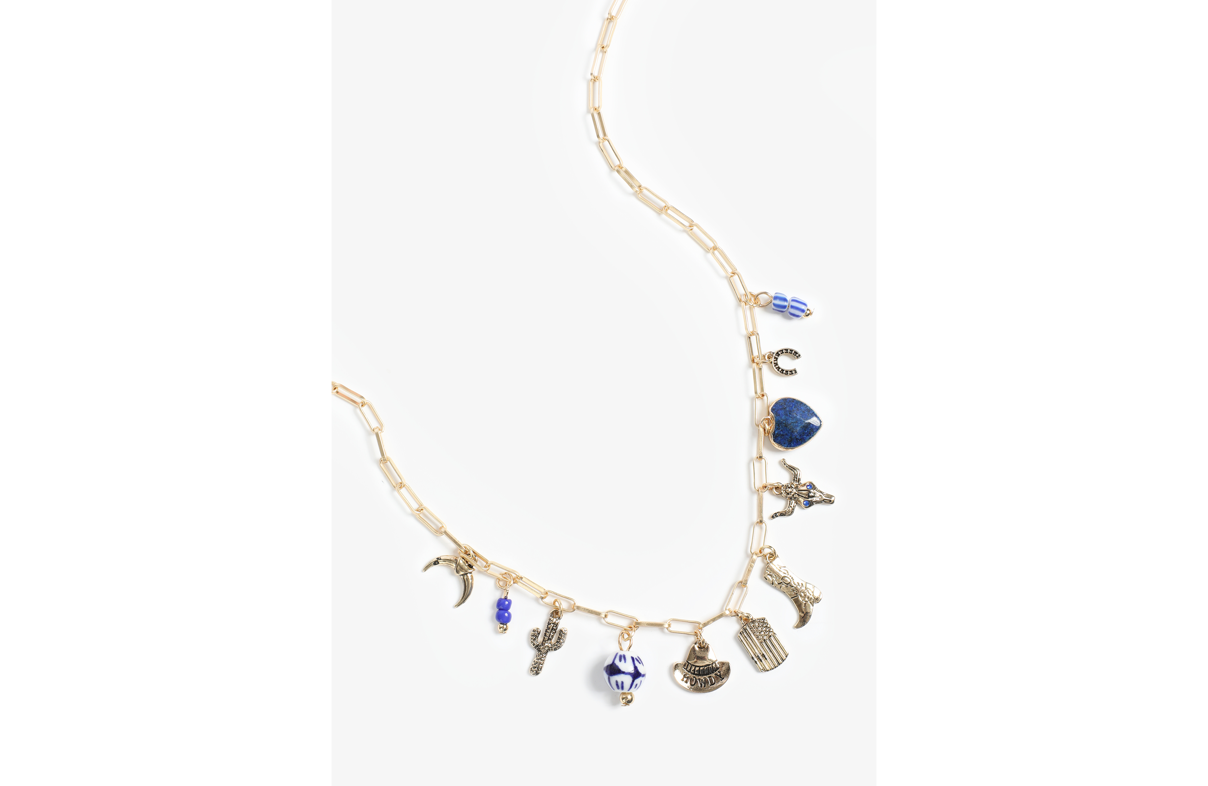 Americana Howdy Charm Necklace