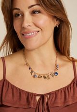 Americana Howdy Charm Necklace, C605, small