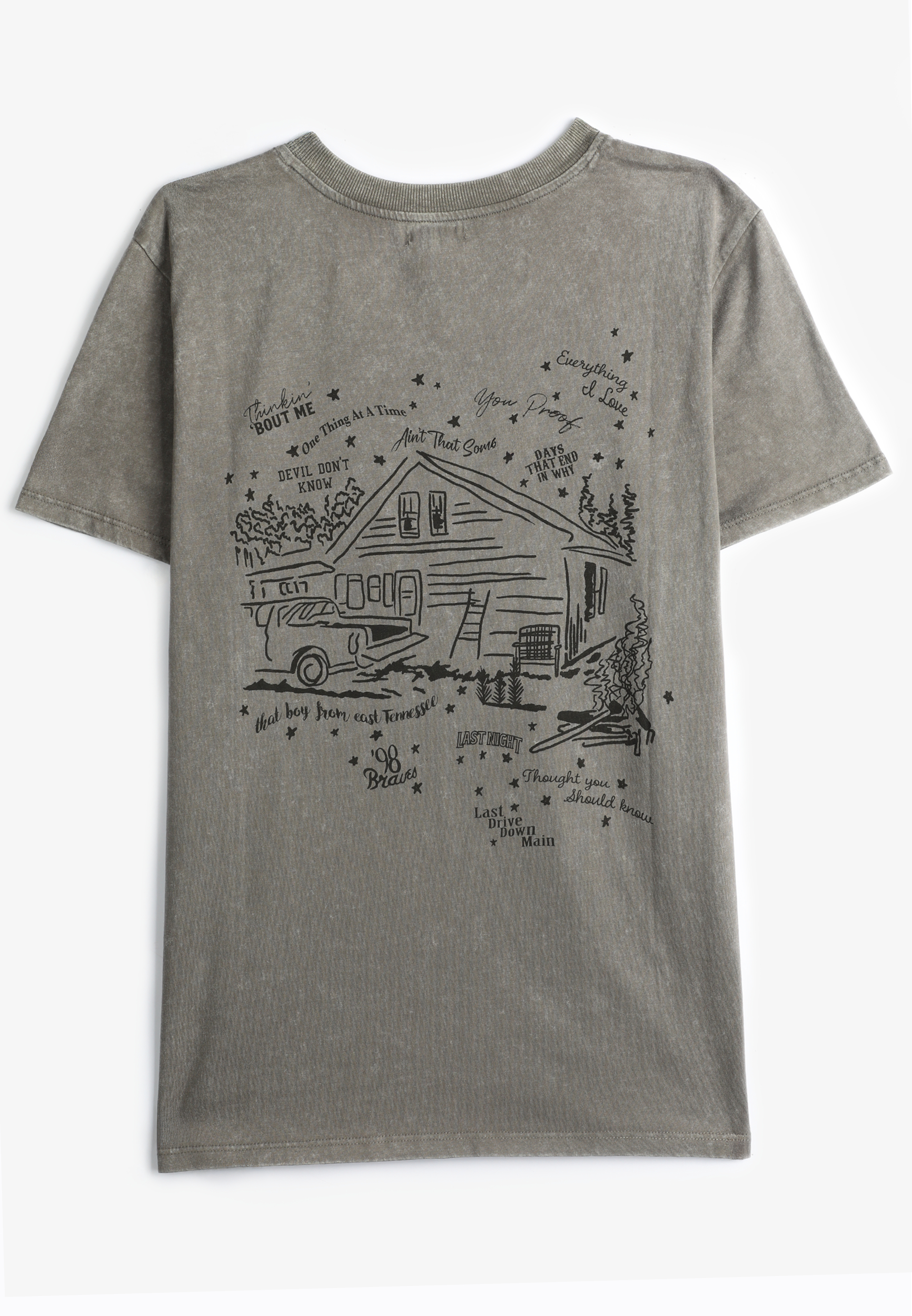 Plus Size Morgan Wallen Oversized Fit Graphic Tee, C829, large