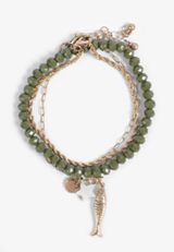 Gone Fishing Charm 3 Pack Bracelet Set, C605, small