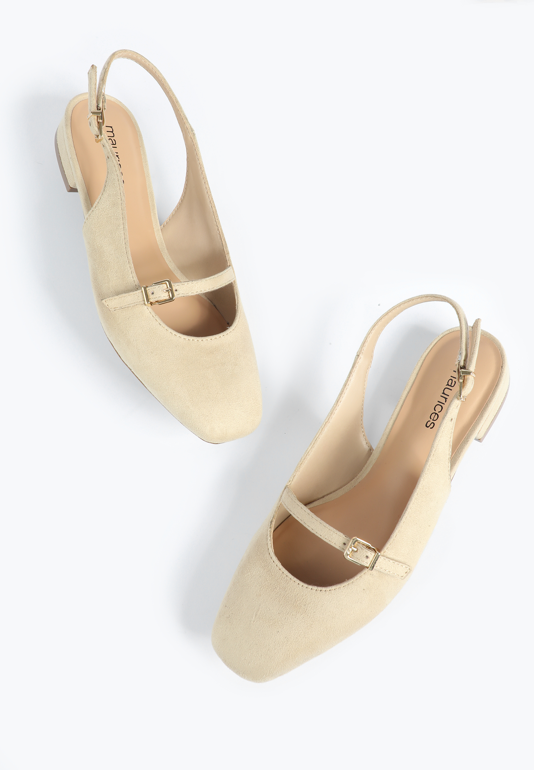SuperCush Gabby Slingback Buckle Flat, C211, large