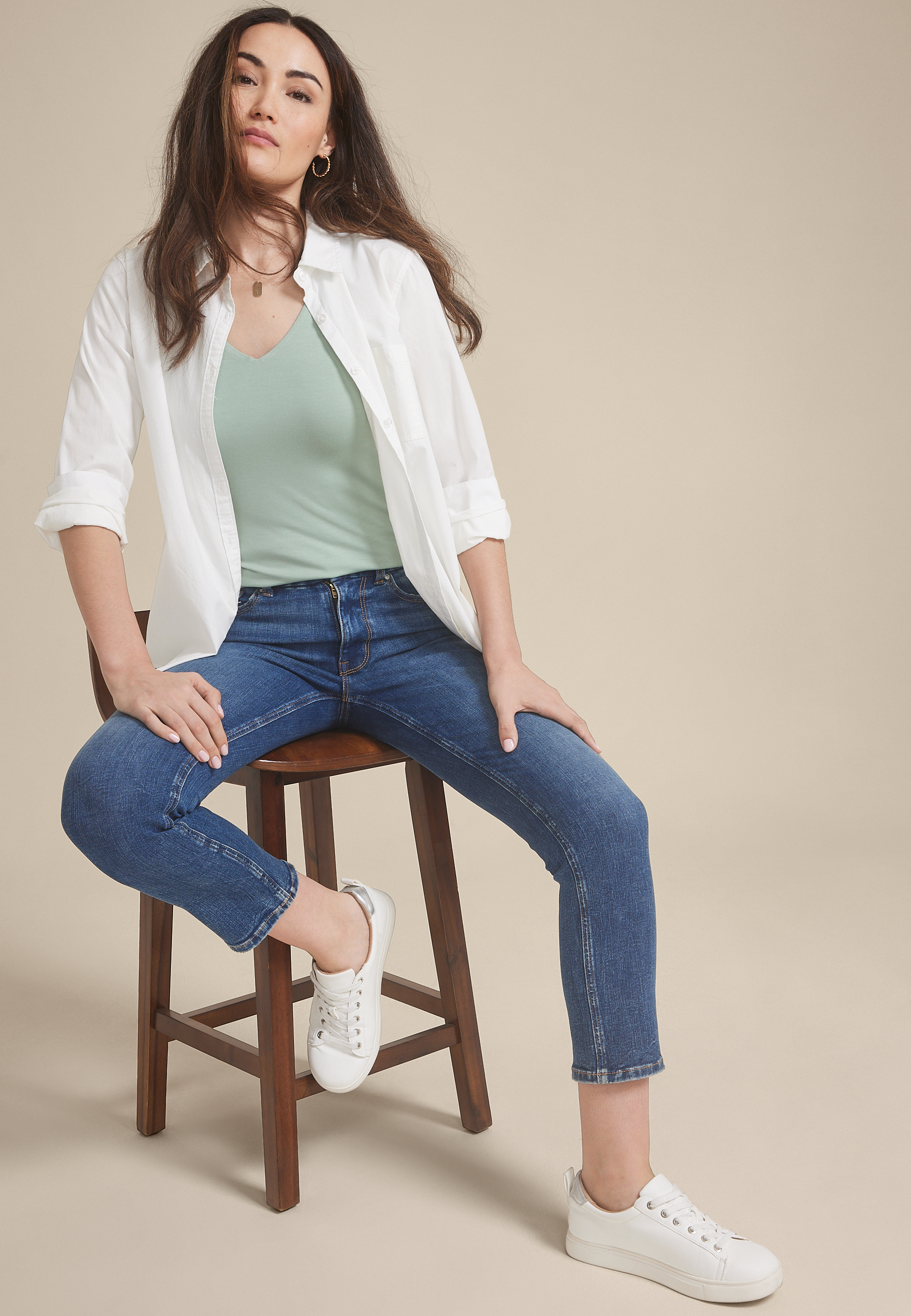 Simply Smooth V Neck Tank Top