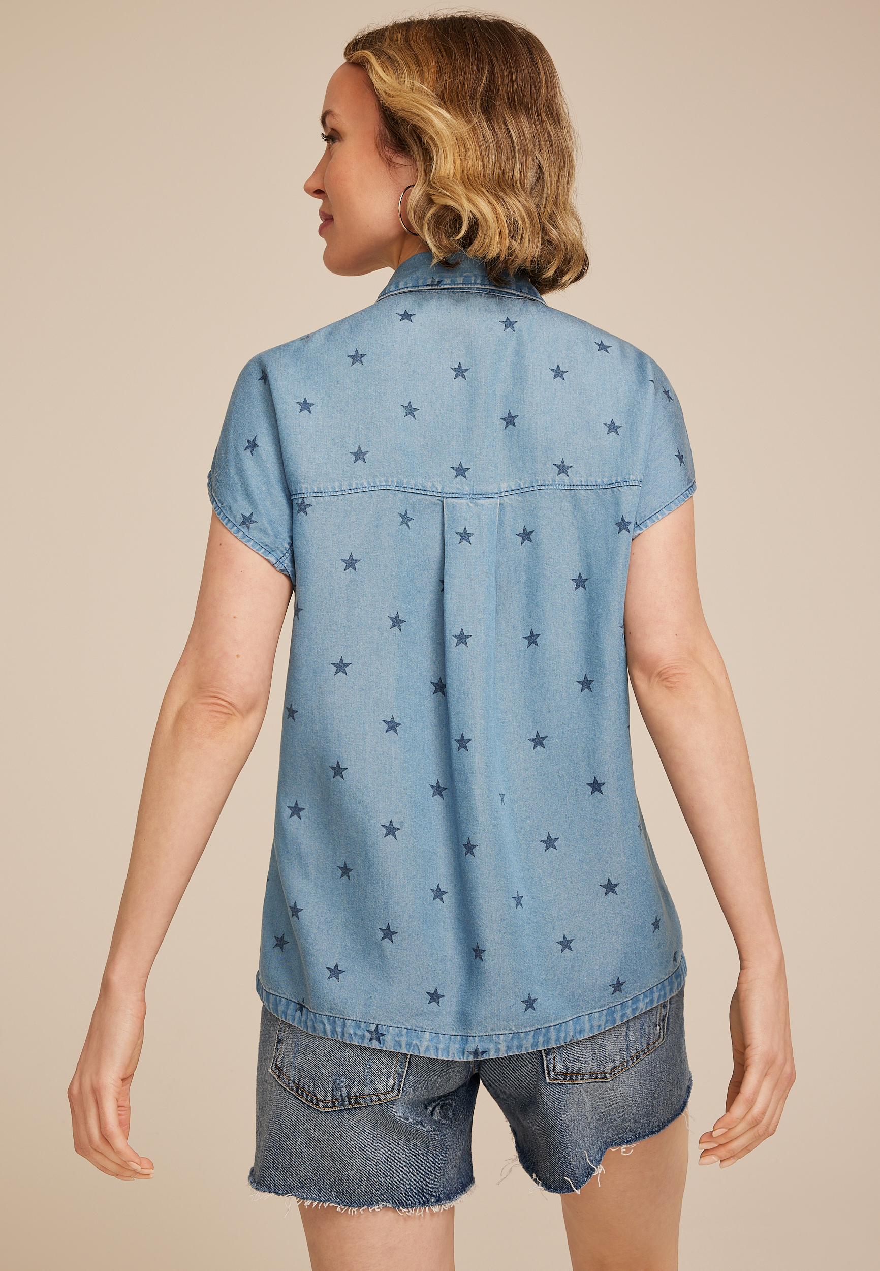 Star Utility Button Down Shirt, , large