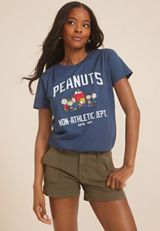 Peanuts Non Athletic Dept Classic Fit Graphic Tee, C5303, small