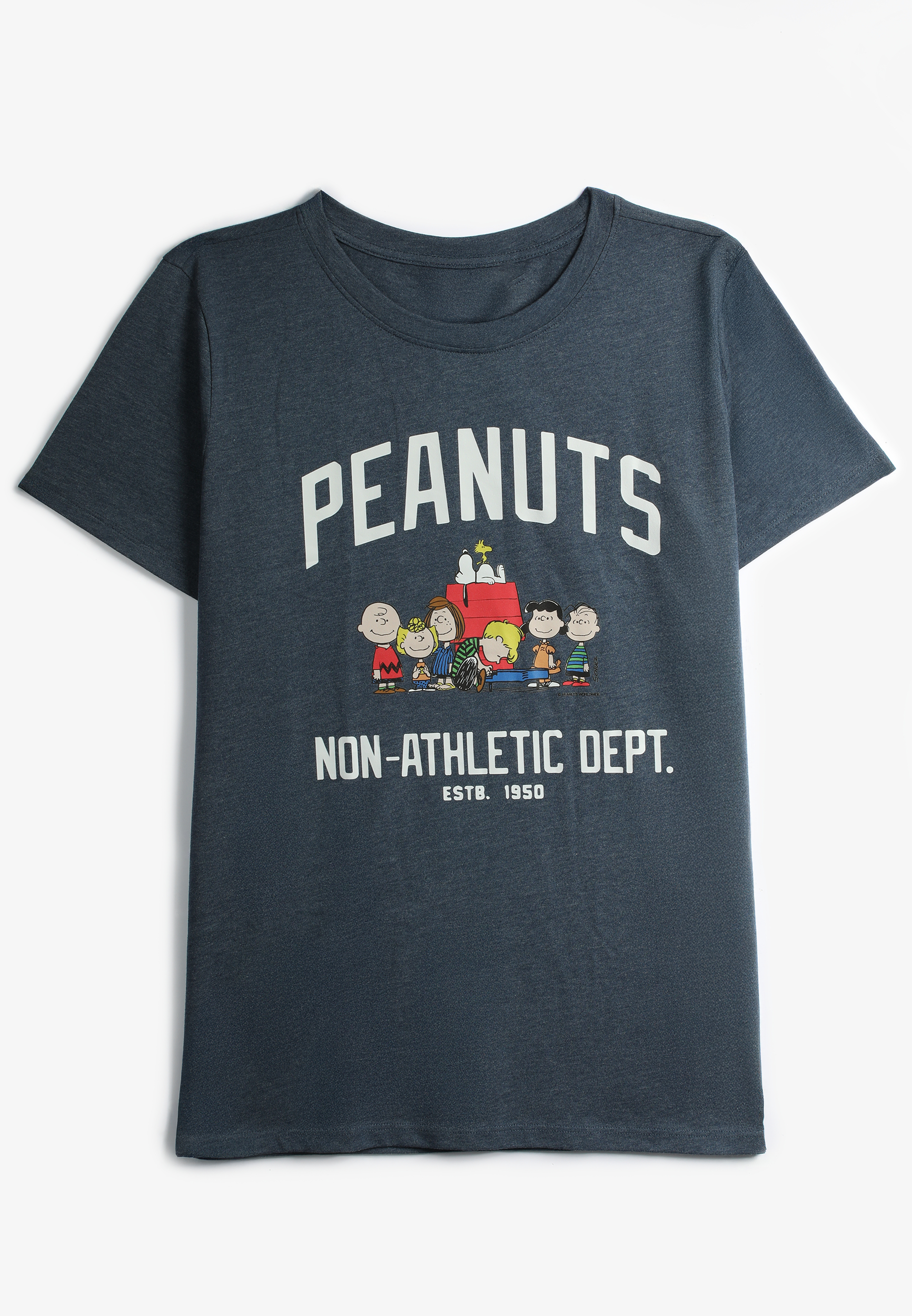 Plus Size Peanuts Non Athletic Dept Classic Fit Graphic Tee, C5303, large