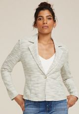 Marled Textured Blazer, C1524, small