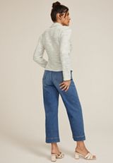 Marled Textured Blazer, C1524, small