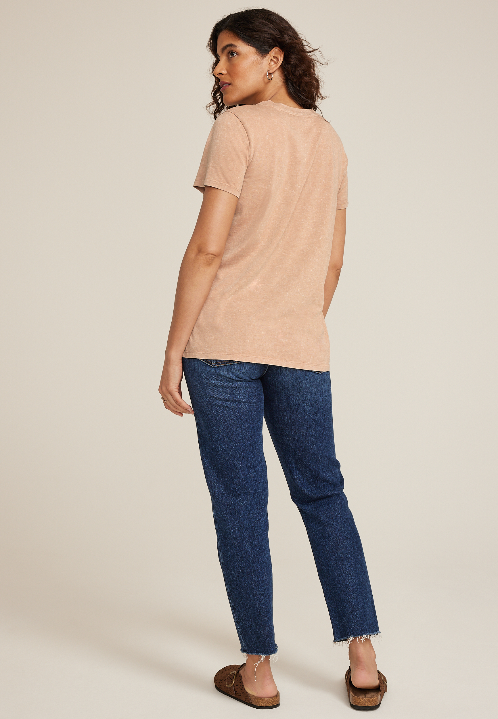 Rose Classic Fit Graphic Tee, C4399, large