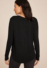 Brushed Ribbed Tunic Top, C106, small