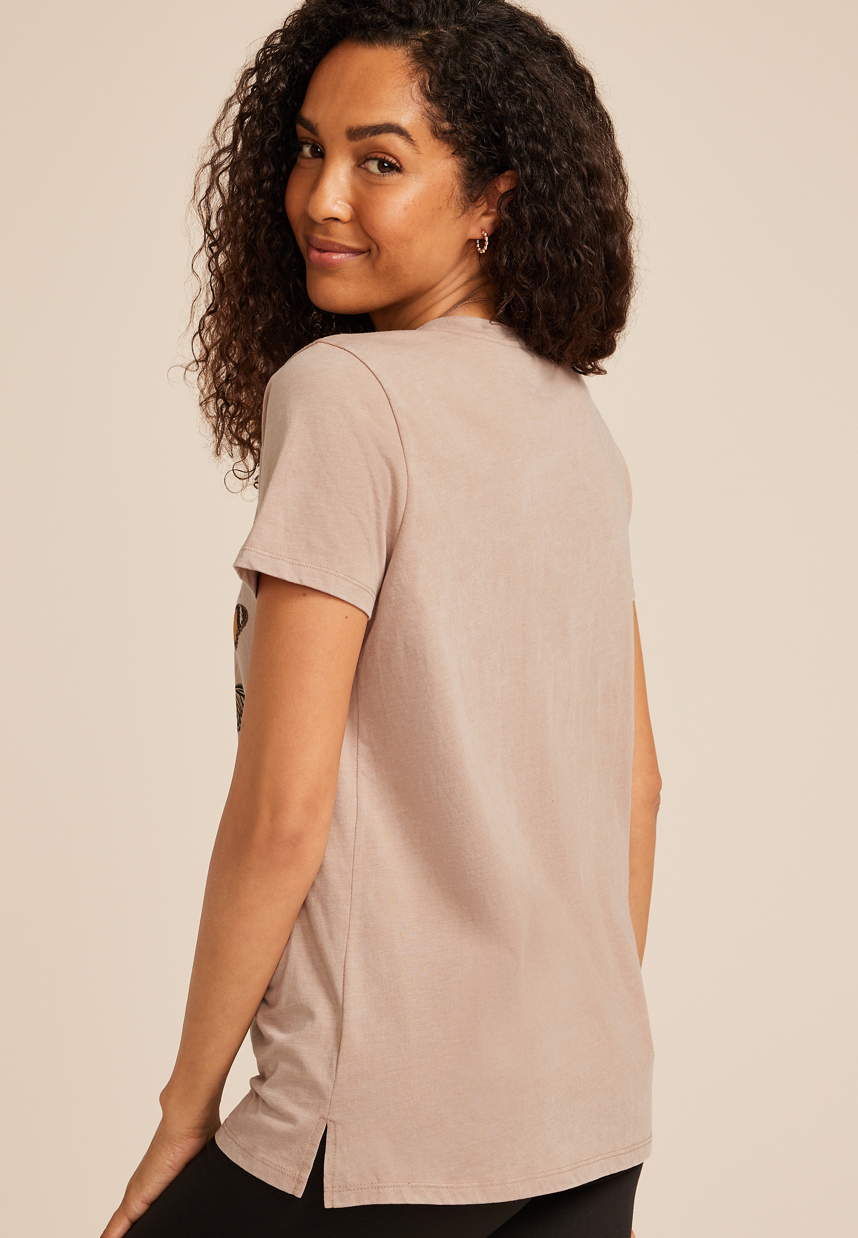 Stacked Butterfly Classic Fit Graphic Tee, C2996, large