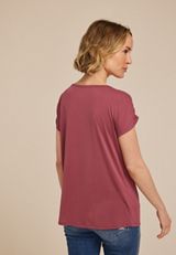 24/7 Fairhaven Ruched Shoulder Tee, C9585, small