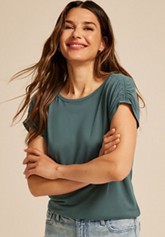 24/7 Fairhaven Pleated Tee