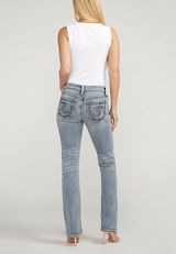 Silver Jeans Co.&reg; Suki Curvy Mid Rise Baby Boot Jean, , small