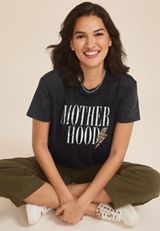 Mother Hood Relaxed Fit Graphic Tee, C106, small