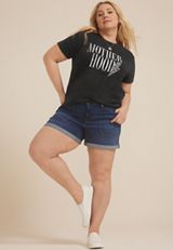 Plus Size Mother Hood Relaxed Fit Graphic Tee, C106, small