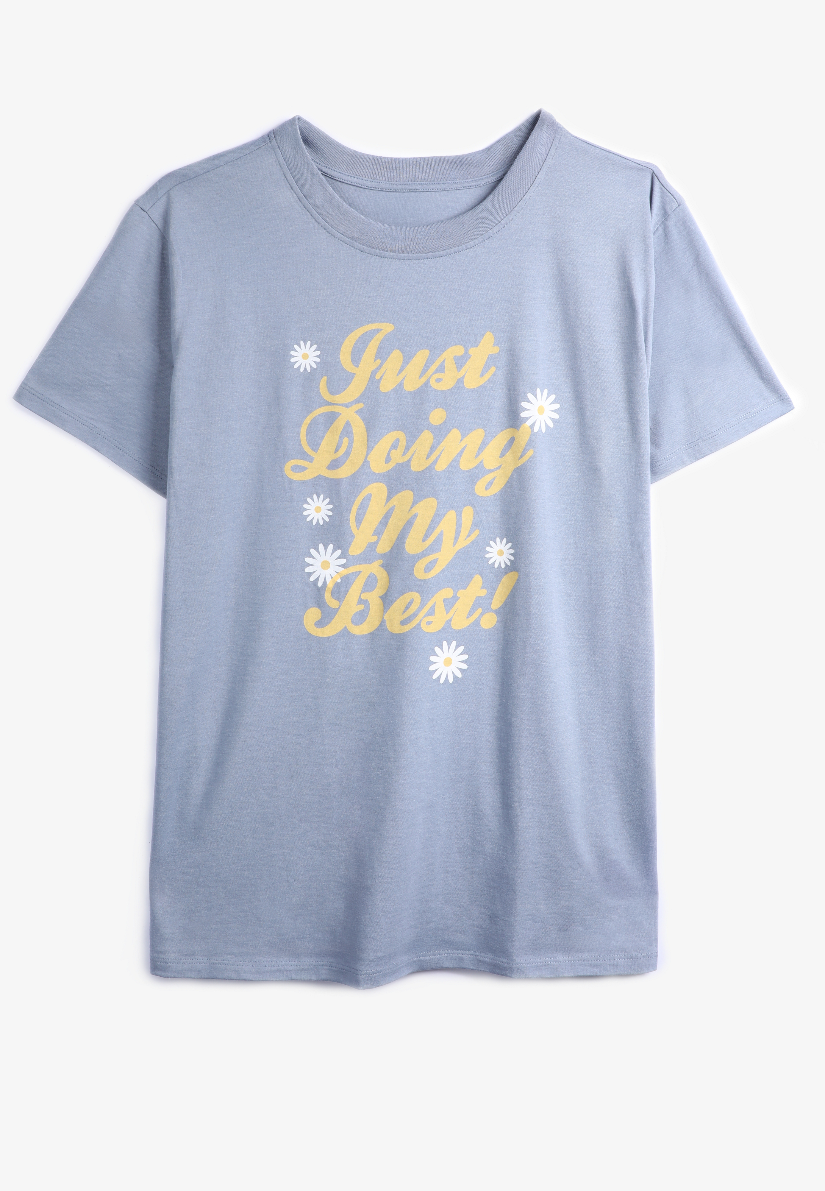 Just Doing My Best Oversized Fit Graphic Tee, , large