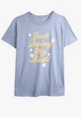 Just Doing My Best Oversized Fit Graphic Tee, , small