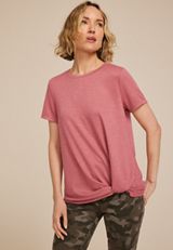24/7 Austin Knot Hem Tee, , small