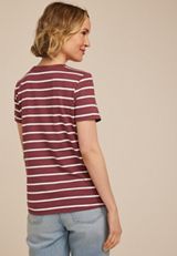 24/7 Austin Striped Knot Hem Tee, , small