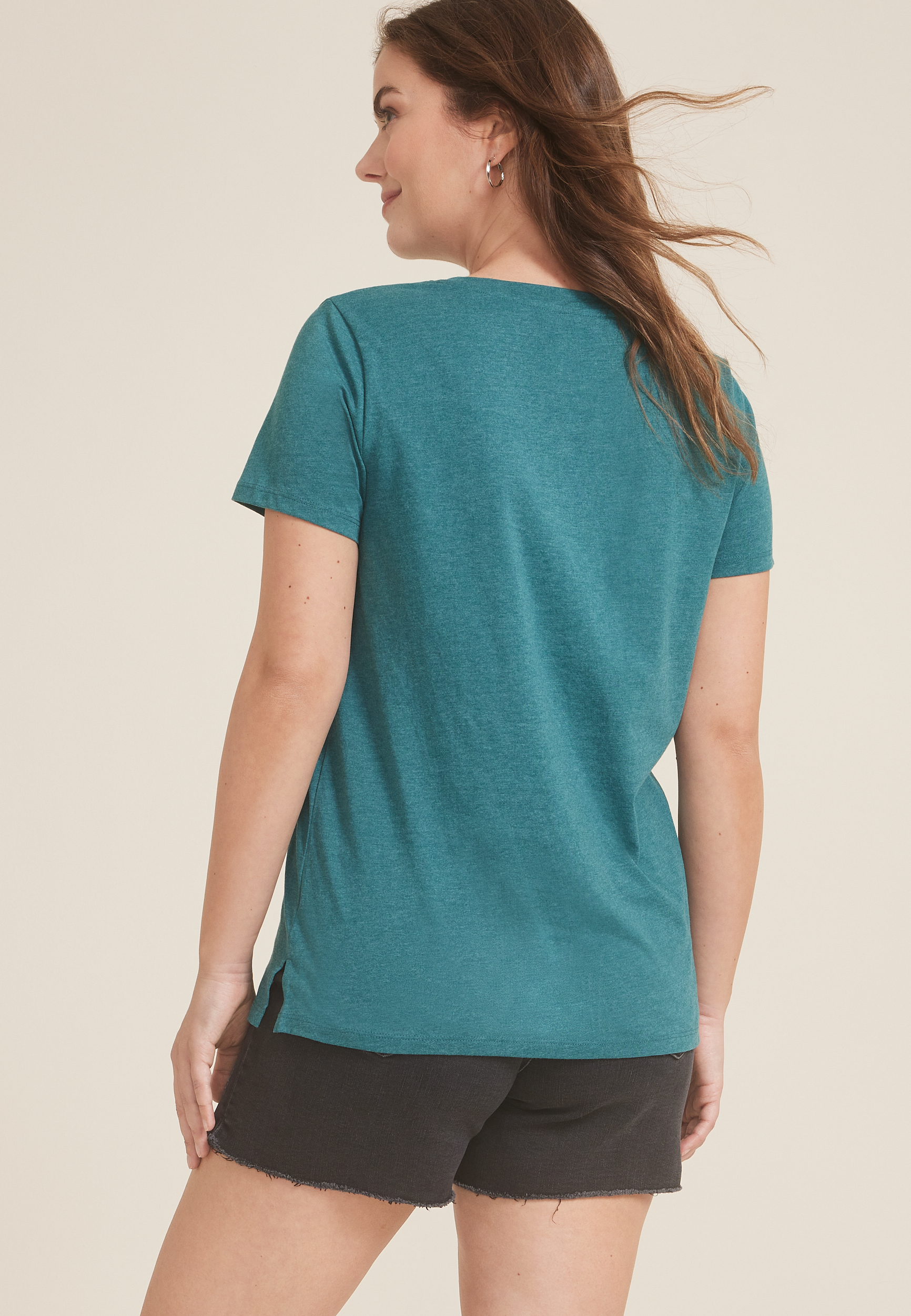 Camp More Worry Less Classic Fit Graphic Tee, C9886, large