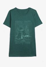 Camp More Worry Less Classic Fit Graphic Tee, C9886, small
