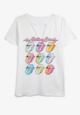 Plus Size The Rolling Stones Classic Fit Graphic Tee, C4673, small
