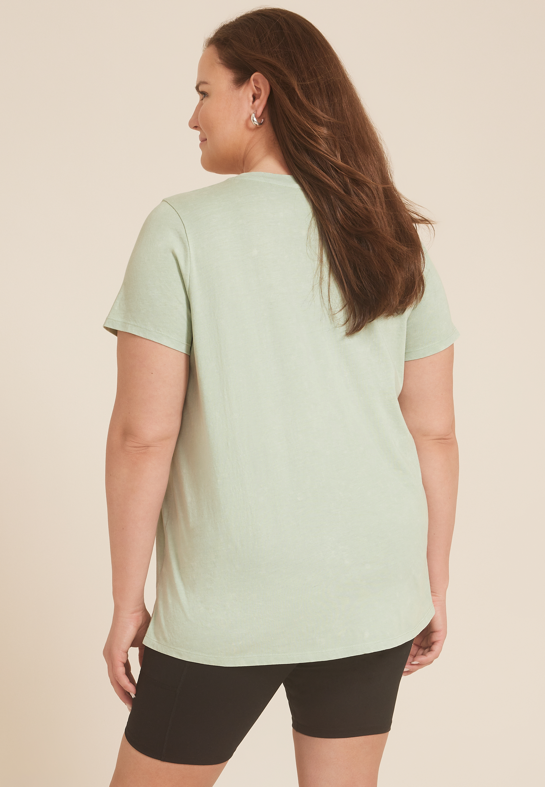 Plus Size Sunshine Mixed With Lightning Classic Fit Graphic Tee, C9826, large