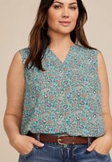Plus Size Atwood Tank Tops, C1524, small