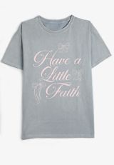 Have A Little Faith Relaxed Fit Graphic Tee, C4656, small