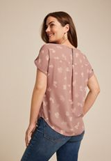 Delton Zipper Back Blouse, C9248, small