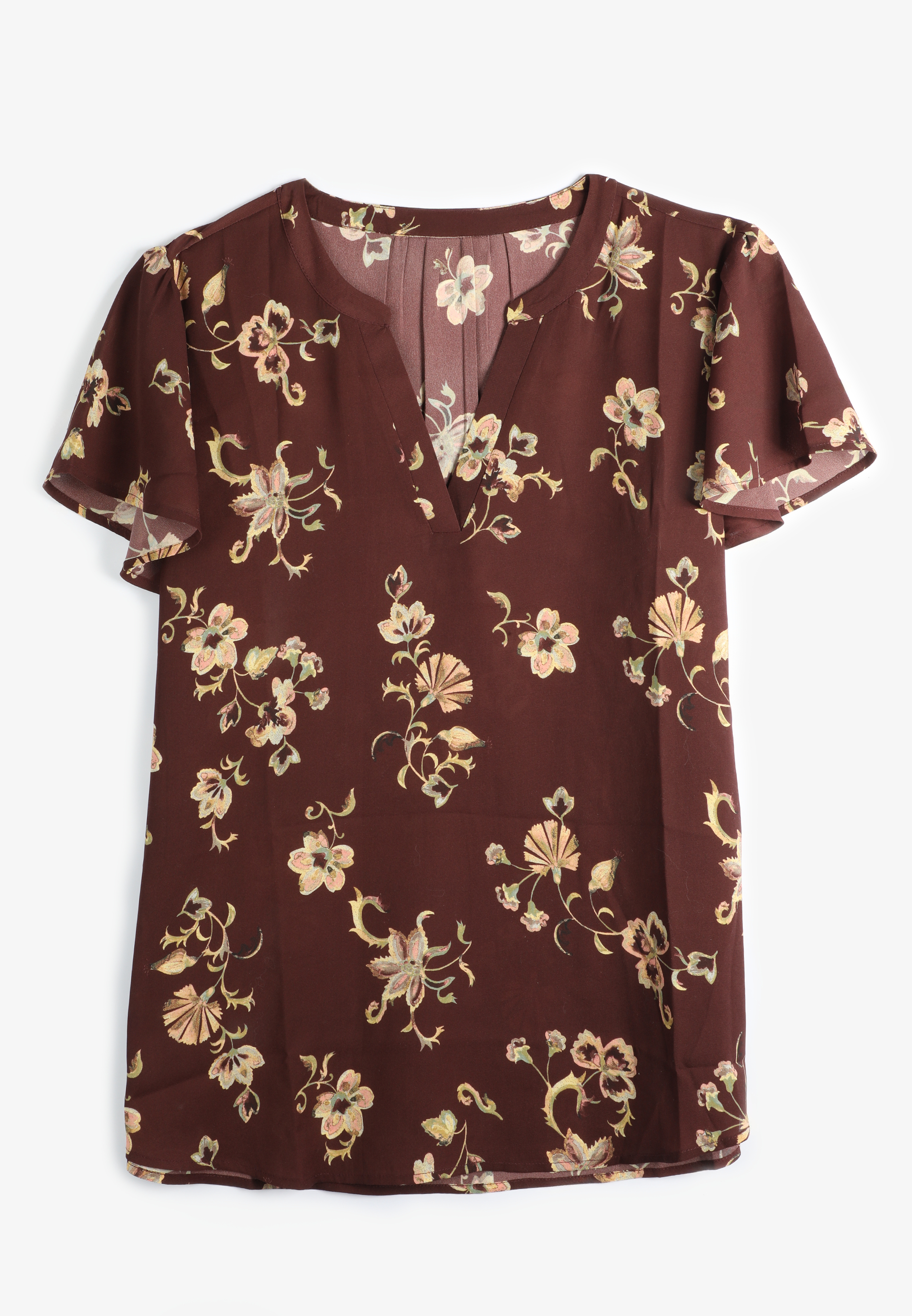 Plus Size Atwood Flutter Sleeve Blouse