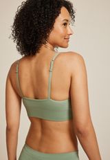 True Stretch Seamless Cinched Front Bralette, C4610, small