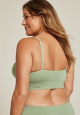True Stretch Seamless Cinched Front Bralette, C4610, small